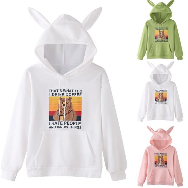 women's hoodies & sweatshirts hoodie women drawstring long sleeve loose cartoon bears print sweatershirts korean style oversized stree, Black
women's hoodies & sweatshirts hoodie women drawstring long sleeve loose cartoon bears print sweatershirts korean style oversized stree, Black