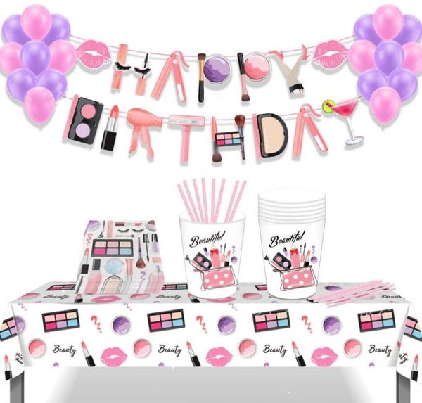 disposable dinnerware spa cosmetics beauty theme party decoration tableware paper cup plate napkins banner wedding event girl birthday suppl
disposable dinnerware spa cosmetics beauty theme party decoration tableware paper cup plate napkins banner wedding event girl birthday suppl