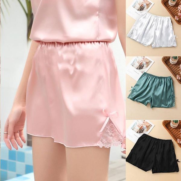 women's shorts women high waist boxer seamless shorty femme elasticity panties safety pants large size ice silk satinsafety, White;black
women's shorts women high waist boxer seamless shorty femme elasticity panties safety pants large size ice silk satinsafety, White;black