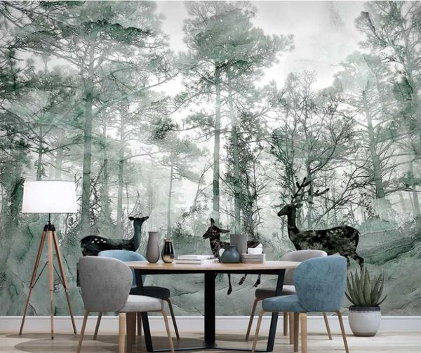 customized 3d p wallpaper mural nordic forest elk dream marble tv background wall mural
customized 3d p wallpaper mural nordic forest elk dream marble tv background wall mural