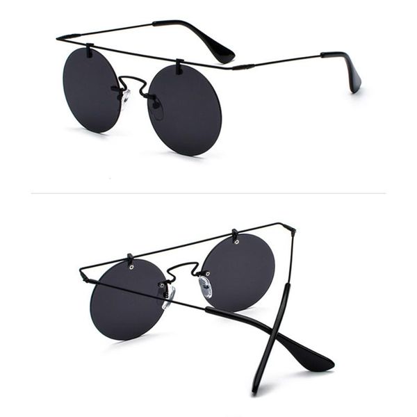 sunglasses decorative small male polarizing punk style metal round rimless sun glasses without graduation spectacles eyeglasses, White;black
sunglasses decorative small male polarizing punk style metal round rimless sun glasses without graduation spectacles eyeglasses, White;black