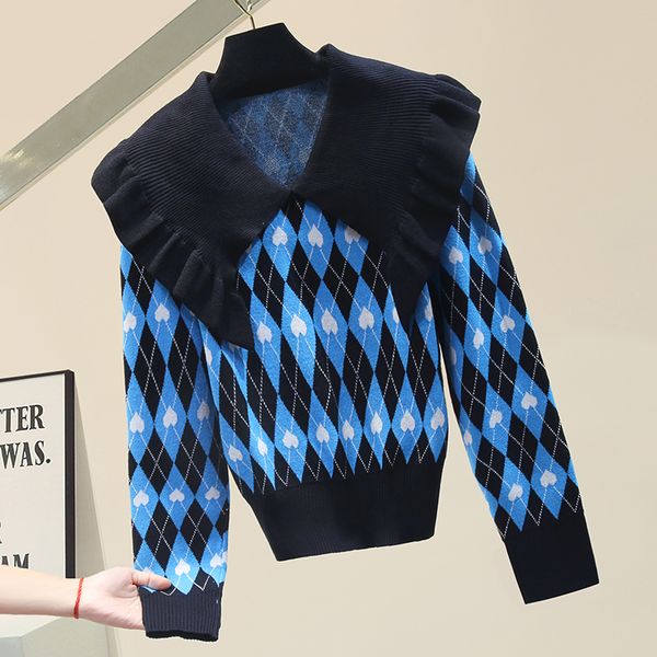 2021 spring arrived solid turn-down collar long sleeve knitted woman's loose bottom sweater causal shirt 0xg6, White;black
2021 spring arrived solid turn-down collar long sleeve knitted woman's loose bottom sweater causal shirt 0xg6, White;black