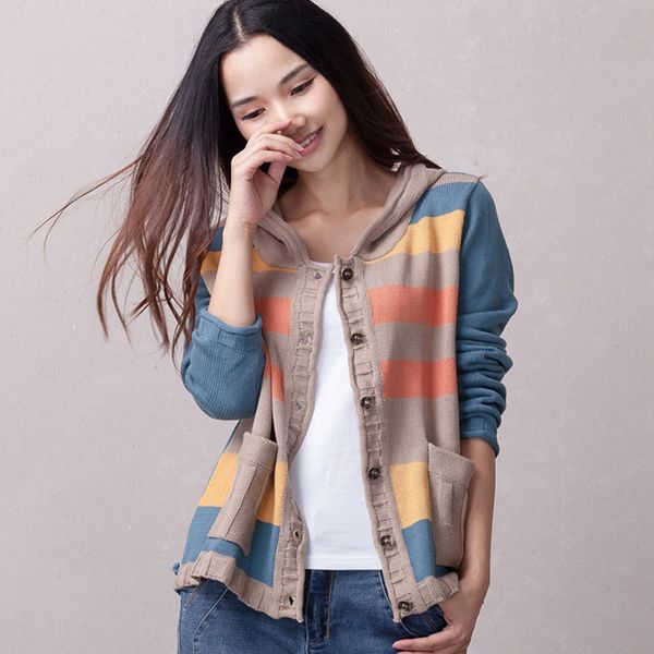 women's sweaters casaco feminino tricô com capuz, primavera outono casual cardigã botão curto suéter fino solto estilo coreano bnai, White;black
women's sweaters casaco feminino tricô com capuz, primavera outono casual cardigã botão curto suéter fino solto estilo coreano bnai, White;black
