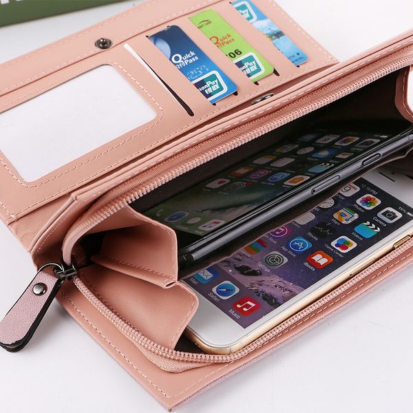 women wallets fashion lady wristlet handbags long money bag zipper coin purse cards id holder clutch woman wallet burse notecase, Black;red
women wallets fashion lady wristlet handbags long money bag zipper coin purse cards id holder clutch woman wallet burse notecase, Black;red