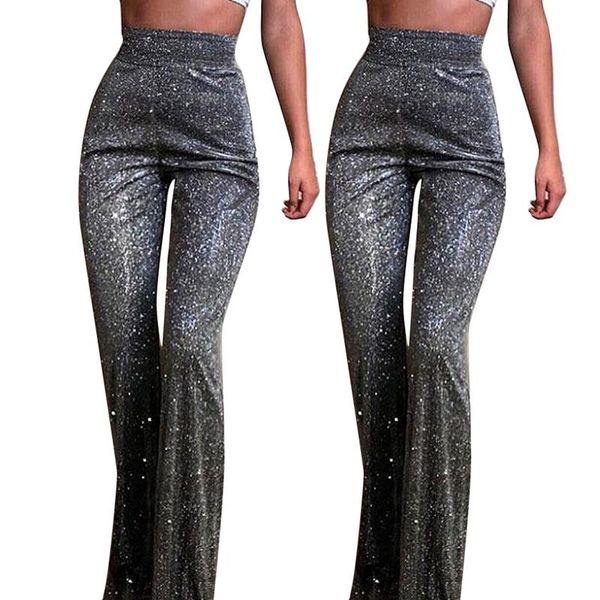 women's pants & capris 2 pcs silver sequined high waist wide leg ladies winter casual flare gray, s l, Black;white
women's pants & capris 2 pcs silver sequined high waist wide leg ladies winter casual flare gray, s l, Black;white