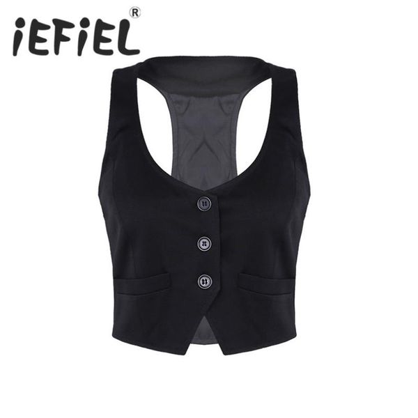women's vests arrival women fashion v-neck sleeveless button down fitted racer back classic vest shirts separate waistcoat for formal w, Black;white
women's vests arrival women fashion v-neck sleeveless button down fitted racer back classic vest shirts separate waistcoat for formal w, Black;white