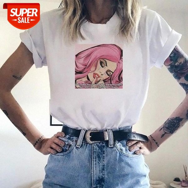 sunfiz YF Summer Fashion Women Top You Make Me Cry Everyday Letter Printed Cry Quoto T-shirt Hipster Harajuku #cX8L, White 
sunfiz YF Summer Fashion Women Top You Make Me Cry Everyday Letter Printed Cry Quoto T-shirt Hipster Harajuku #cX8L, White