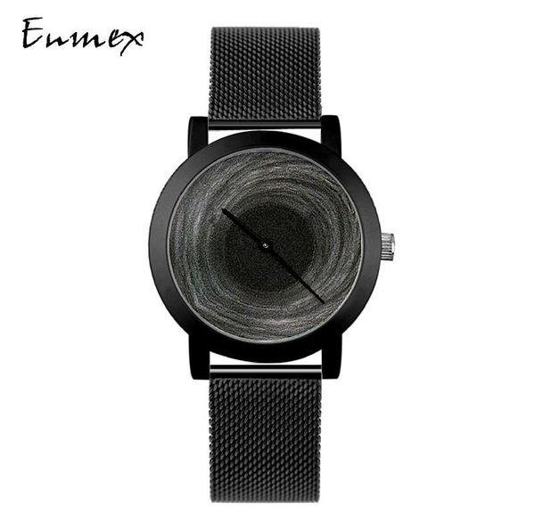 wristwatches 2021 enmex creative design neutral wristwatch moonscape 3d black hole simple face mysterious fashion quartz lady watches, Slivery;brown
wristwatches 2021 enmex creative design neutral wristwatch moonscape 3d black hole simple face mysterious fashion quartz lady watches, Slivery;brown
