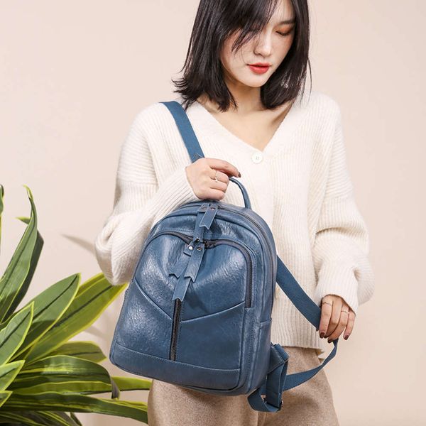 hbp 2021 new fashion korean version large capacity versatile soft leather women's double backpack travel bag schoolbag
hbp 2021 new fashion korean version large capacity versatile soft leather women's double backpack travel bag schoolbag