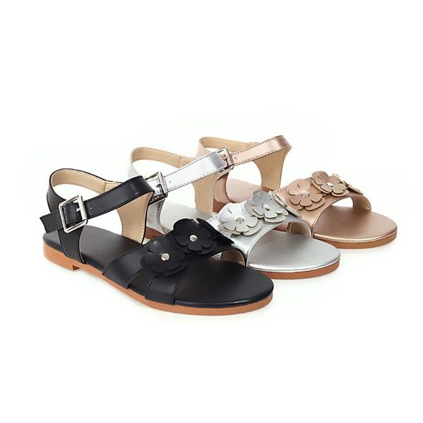 pqecfs big size 34-43 summer fashion women flower flat heels sandals 3 colors, Black
pqecfs big size 34-43 summer fashion women flower flat heels sandals 3 colors, Black