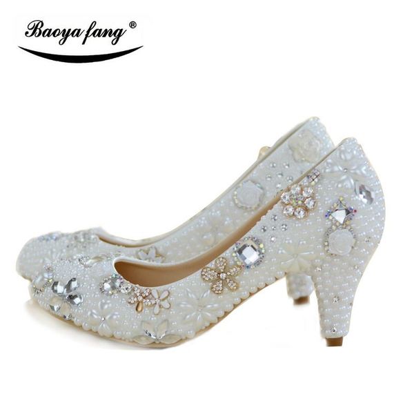 dress shoes beaded white pearl womens weddding fahsion 6cm heel round toe party woman pumps, Black
dress shoes beaded white pearl womens weddding fahsion 6cm heel round toe party woman pumps, Black