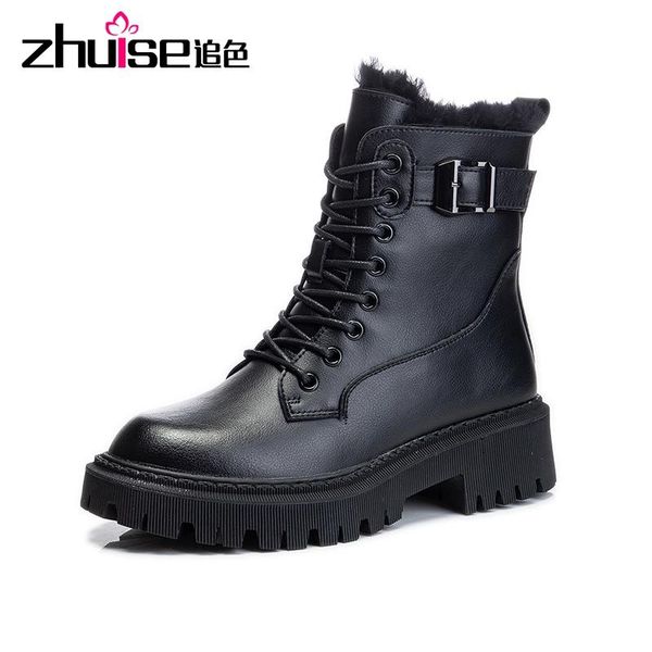 boots full genuine leather fur one wool women snow 2021 cross strap side zip winter shoes woman high heels, Black
boots full genuine leather fur one wool women snow 2021 cross strap side zip winter shoes woman high heels, Black