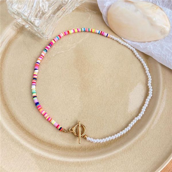 chokers bohemian handmade diy pearl weave choker necklace for women female vintage colorful lock charms collier fashion jewelry, Golden;silver
chokers bohemian handmade diy pearl weave choker necklace for women female vintage colorful lock charms collier fashion jewelry, Golden;silver