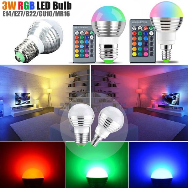 bulbs led spot rgb bulb e27/e26/e14/b22/gu10/mr16 ir remote control changing 16 colors lamp ac85-265v 3w d40
bulbs led spot rgb bulb e27/e26/e14/b22/gu10/mr16 ir remote control changing 16 colors lamp ac85-265v 3w d40