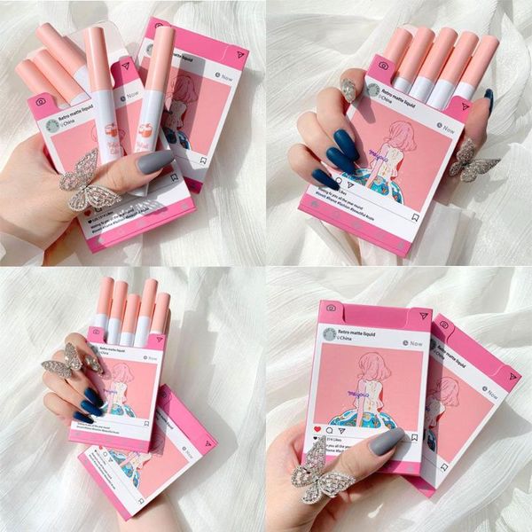 lip gloss 5pcs/set multiple fashion multicolor non-stick cup matte velvet lasting
lip gloss 5pcs/set multiple fashion multicolor non-stick cup matte velvet lasting