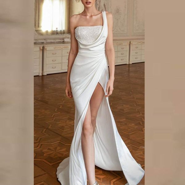 casual dresses #50 fashion one shoulder dress women elegant slim sling solid color long vestidos de fiesta noche, Black;gray
casual dresses #50 fashion one shoulder dress women elegant slim sling solid color long vestidos de fiesta noche, Black;gray