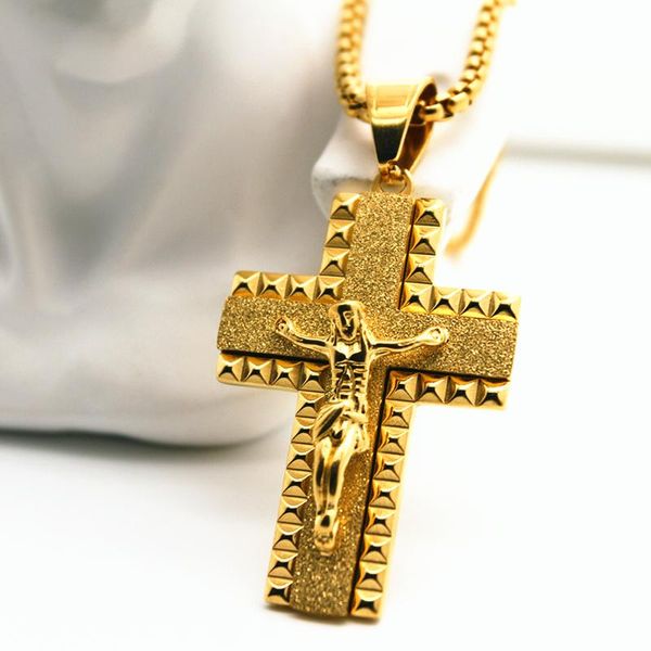 pendant necklaces arrival 316ll stainless steel cross & pendants crucifix jesus cactus gold color catholic women men jewelry, Silver
pendant necklaces arrival 316ll stainless steel cross & pendants crucifix jesus cactus gold color catholic women men jewelry, Silver