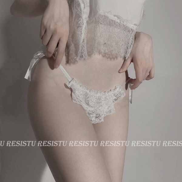 women's panties sp&city bandage ruffle lace thongs erotic underwear women transparent low waist bow hollow out seamless chiffons briefs, Black;pink
women's panties sp&city bandage ruffle lace thongs erotic underwear women transparent low waist bow hollow out seamless chiffons briefs, Black;pink