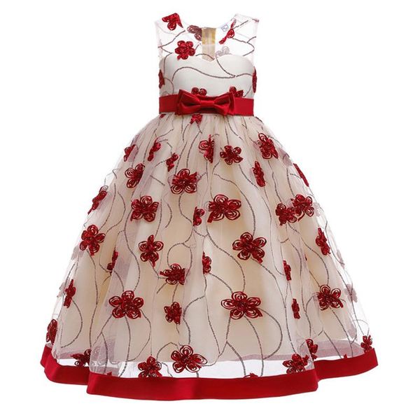 girl's dresses kids costume stain flower girl festive dress for wedding evening princess party pageant long gown girls clothes, Red;yellow
girl's dresses kids costume stain flower girl festive dress for wedding evening princess party pageant long gown girls clothes, Red;yellow