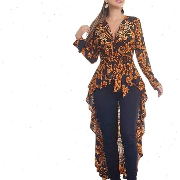 2021 fall women elegant blusas boho vintage v neck long female stylish casual shirt baroque print long sleeve hem blouse d30, White
2021 fall women elegant blusas boho vintage v neck long female stylish casual shirt baroque print long sleeve hem blouse d30, White