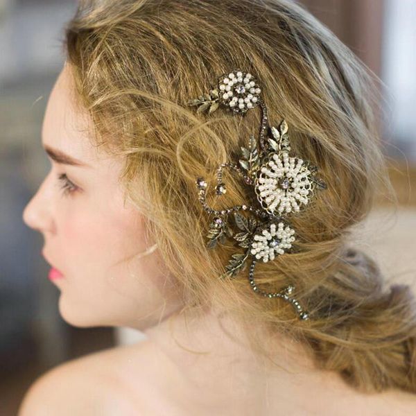 hair clips & barrettes vintage leaf bridal accessory pearl crystal bride wedding comb, Golden;silver
hair clips & barrettes vintage leaf bridal accessory pearl crystal bride wedding comb, Golden;silver