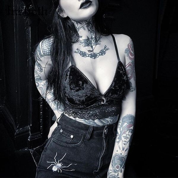 goth v neck womens camis black gothic half moon pendant lace trim camisole vintage velvet backless women summer baby, White
goth v neck womens camis black gothic half moon pendant lace trim camisole vintage velvet backless women summer baby, White