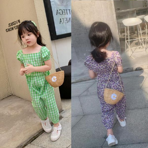 girls suit plaid floral u neck blouse trousers summer fashion baby kids cute childrens clothing, White
girls suit plaid floral u neck blouse trousers summer fashion baby kids cute childrens clothing, White