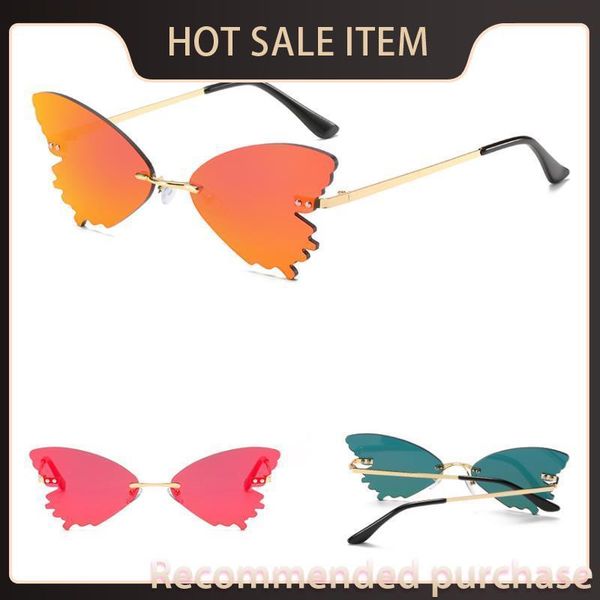 women's fashion women party sun rimless irregular butterfly glasses funny uv street sunglasses sunglass shape fashion 400 occhiali akkb, White;black
women's fashion women party sun rimless irregular butterfly glasses funny uv street sunglasses sunglass shape fashion 400 occhiali akkb, White;black