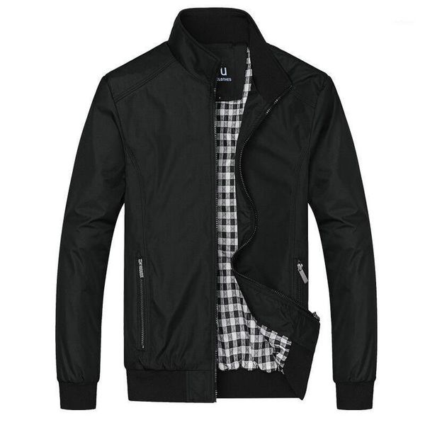 men's jackets nice fashion bomber jacket men spring autumn casual regular stand collar hip hop coat male overcoats, Black;brown
men's jackets nice fashion bomber jacket men spring autumn casual regular stand collar hip hop coat male overcoats, Black;brown