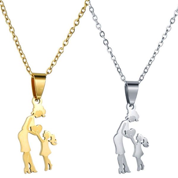 pendant necklaces fashion gold silvery color mom love daughter mothers day gift family necklace stainless steel for woman wife jewelry, Silver
pendant necklaces fashion gold silvery color mom love daughter mothers day gift family necklace stainless steel for woman wife jewelry, Silver