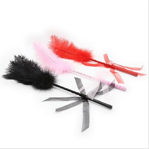1pc sexyy game feather fun flirt feather tease tickler product feather stick toys accessories-15
1pc sexyy game feather fun flirt feather tease tickler product feather stick toys accessories-15