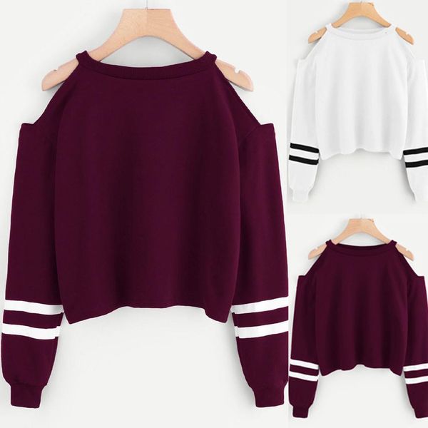 5#women's open shoulder long sleeve off shoulder solid color wild han fan shirt sweatshirt pullover casual shirt, Black
5#women's open shoulder long sleeve off shoulder solid color wild han fan shirt sweatshirt pullover casual shirt, Black