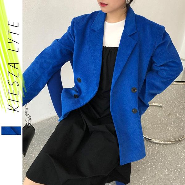 women's suits & blazers 2021 fashion ladies corduroy blazer women korean loose royalblue suit jacket chic streetwear outwear, White;black
women's suits & blazers 2021 fashion ladies corduroy blazer women korean loose royalblue suit jacket chic streetwear outwear, White;black