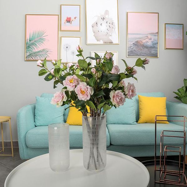 yiwu sourcing new artificial artificial flower single 7 head cha mei silk flower wedding bouquet road lead home decoration
yiwu sourcing new artificial artificial flower single 7 head cha mei silk flower wedding bouquet road lead home decoration