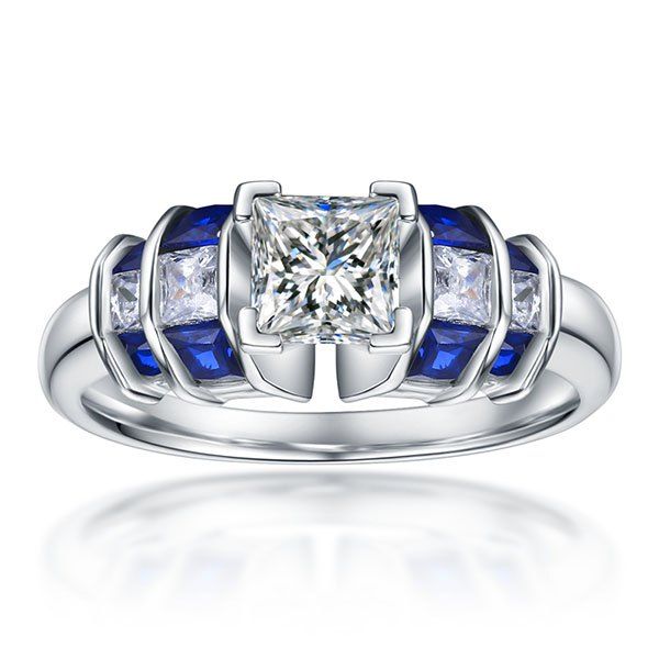 s925 retro vintage sapphire crystal zircon finger ring beauty women ring wife engagement wedding christmas family gift mother size 6 7 8, Silver
s925 retro vintage sapphire crystal zircon finger ring beauty women ring wife engagement wedding christmas family gift mother size 6 7 8, Silver