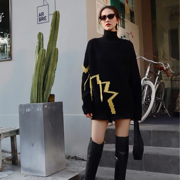 2021 women autumn and winter new product loose tassel jacquard pattern turtleneck sweater rfdv, White;black
2021 women autumn and winter new product loose tassel jacquard pattern turtleneck sweater rfdv, White;black
