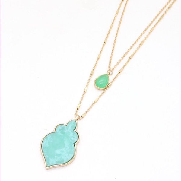 pendant necklaces light yellow gold color geometric layer green crystal link chain necklace for anniversary gift jewelry, Silver
pendant necklaces light yellow gold color geometric layer green crystal link chain necklace for anniversary gift jewelry, Silver