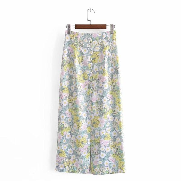 skirts fresh sweet print split long high waist slim buttons decoration faldas mujer 2021 summer japan style chic elegant skirt, Black
skirts fresh sweet print split long high waist slim buttons decoration faldas mujer 2021 summer japan style chic elegant skirt, Black