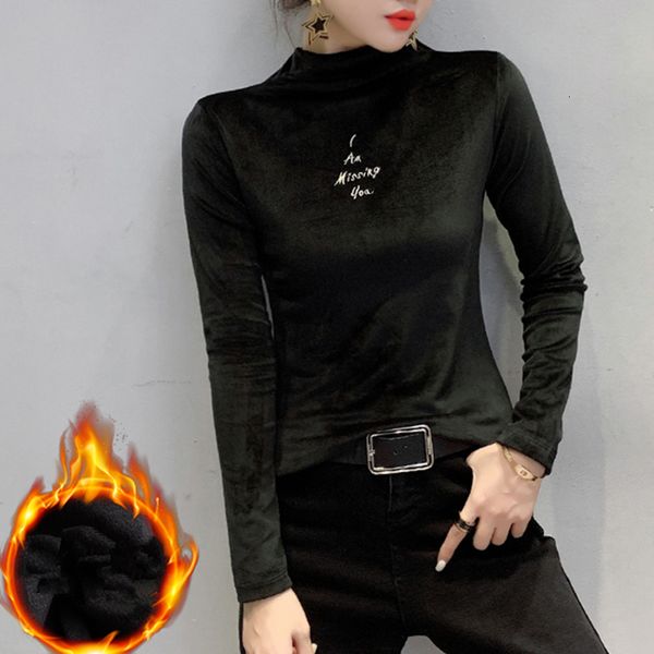 2021 new fall winter european clothes t-shirt fashion pleuche embroidery letter ropa mujer casual cotton with fleece tees t00804a cyia, White
2021 new fall winter european clothes t-shirt fashion pleuche embroidery letter ropa mujer casual cotton with fleece tees t00804a cyia, White