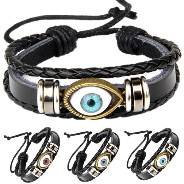 charm bracelets 2021 men's vintage eagle eye leather bracelet diy handmade blue adjustable beaded, Golden;silver
charm bracelets 2021 men's vintage eagle eye leather bracelet diy handmade blue adjustable beaded, Golden;silver
