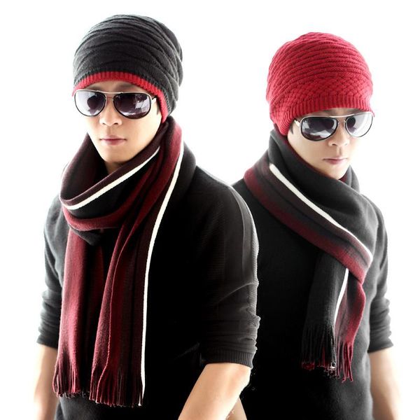 hats, scarves & gloves sets a woolen hat thickened ear long scarf two suit men's winter season. all-match warm tide, Blue;gray
hats, scarves & gloves sets a woolen hat thickened ear long scarf two suit men's winter season. all-match warm tide, Blue;gray