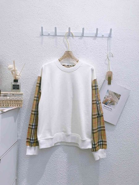 down jacket family b 2021 autumn winter plaid stitched round neck sweater casual simple british fashion brand loose men's and women, Black
down jacket family b 2021 autumn winter plaid stitched round neck sweater casual simple british fashion brand loose men's and women, Black
