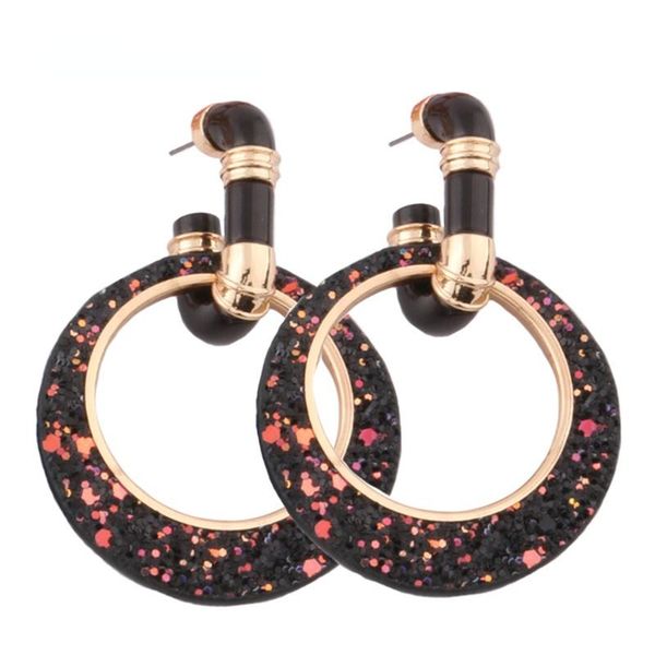 hoop & huggie trendy fashion earrings ear ring resin earring for women leather band boucles oorbellen brincos, Golden;silver 
hoop & huggie trendy fashion earrings ear ring resin earring for women leather band boucles oorbellen brincos, Golden;silver