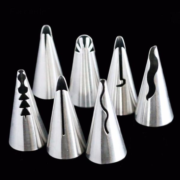 baking & pastry tools 7pcs/set nozzles decorating tips stainless steel icing piping nozzle home kitchen cake accessories drop
baking & pastry tools 7pcs/set nozzles decorating tips stainless steel icing piping nozzle home kitchen cake accessories drop