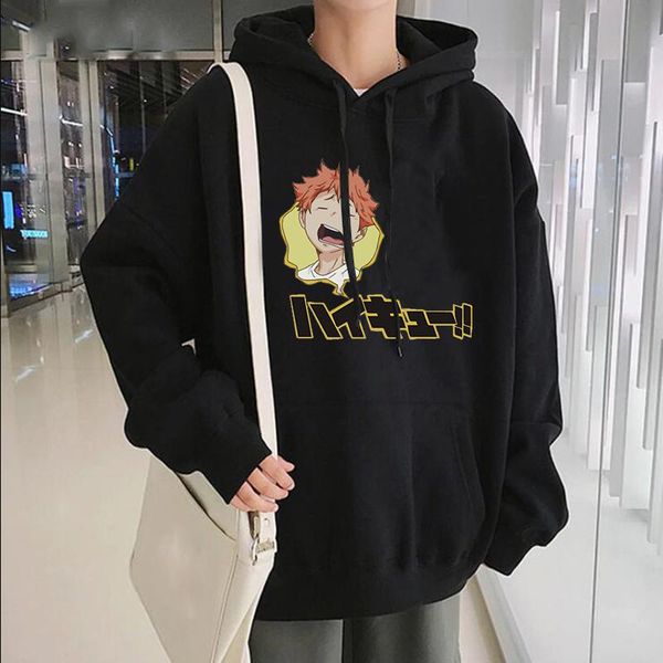 men's hoodies & sweatshirts japanese anime haikyuu shoyo hinata harajuku cartoon kawaii printing women hip hop winter oversized streetw, Black
men's hoodies & sweatshirts japanese anime haikyuu shoyo hinata harajuku cartoon kawaii printing women hip hop winter oversized streetw, Black
