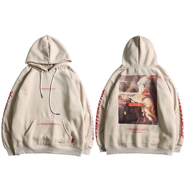 men's hoodies & sweatshirts 2021 men hip hop hoodie sweatshirt retro painting print harajuku hooded pullover streetwear autumn cotton, Black
men's hoodies & sweatshirts 2021 men hip hop hoodie sweatshirt retro painting print harajuku hooded pullover streetwear autumn cotton, Black