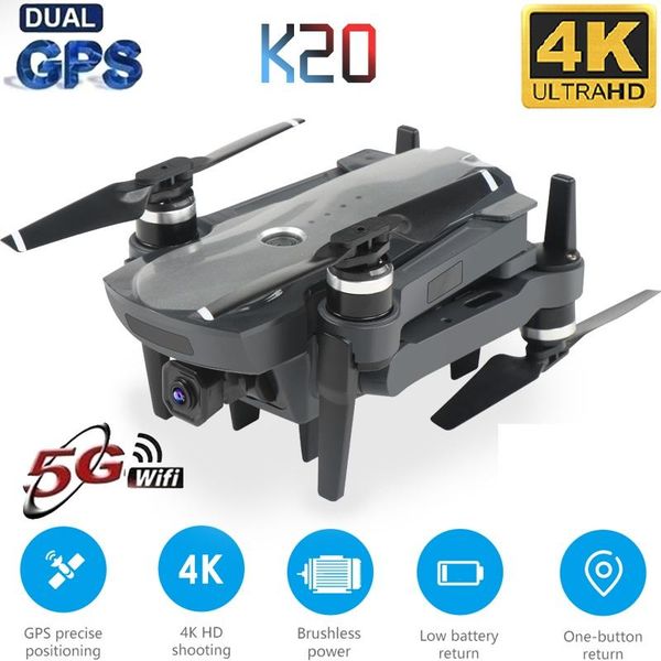 new gps drone k20 brushless motor with 4k hd dual camera 5g wifi professional foldable quadcopter 1800m remote control distance
new gps drone k20 brushless motor with 4k hd dual camera 5g wifi professional foldable quadcopter 1800m remote control distance