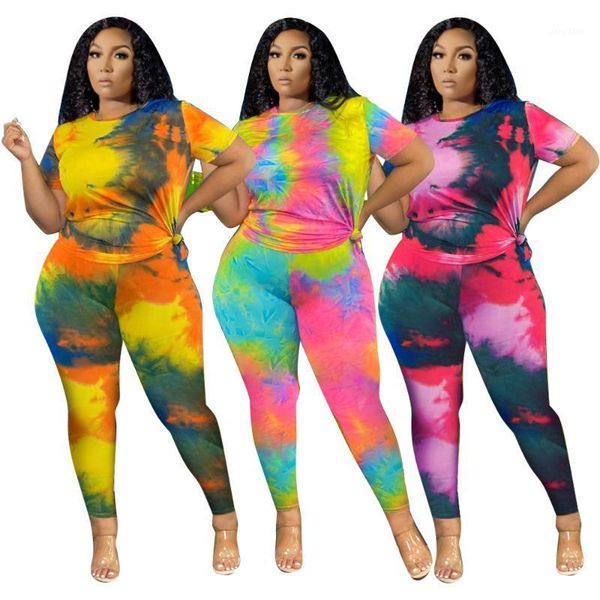 plus size tracksuits fashion clothes wholesale drop trend tie-dye printing loose casual round neck short sleeve 2 piece set women, Black
plus size tracksuits fashion clothes wholesale drop trend tie-dye printing loose casual round neck short sleeve 2 piece set women, Black