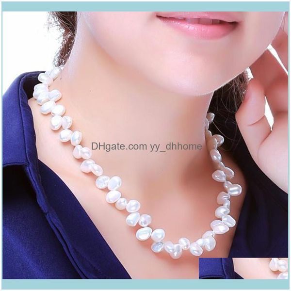 necklaces & pendants jewelryswell6-8mm natural pearl necklace porcelain aesorios mujer baroque white pink freshwater beaded collier chokers, Golden;silver
necklaces & pendants jewelryswell6-8mm natural pearl necklace porcelain aesorios mujer baroque white pink freshwater beaded collier chokers, Golden;silver