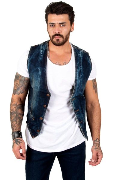 men's vests deepsea male metal button jeans cepken vest short waist four seasons casual 2100449, Black;white
men's vests deepsea male metal button jeans cepken vest short waist four seasons casual 2100449, Black;white